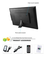 10.1 15.6 21.5 pouces 1920*1080 SD USB Full HD cadre Photo numérique support mural VESA lecteur publicitaire intelligent bureau vidéo