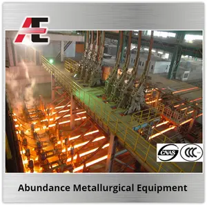 Equipo de metalurgia de alta eficiencia Asccm, horno de inducción de palanquilla, máquina de fundición continua de acero