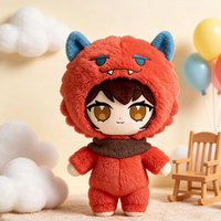 Boneka Anime Desain Khusus, Kostum Monster Berbulu, Figur Karakter untuk Merchandise, Hadiah Promosi, Pembeli Grosir