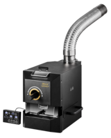 Machine à torréfier le café automatique 500g en acier inoxydable à contrôle numérique, sans fumée, à flamme directe, électrique, pour usage commercial et domestique