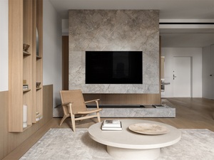 Jingshun gỗ TV tủ phòng khách đồ nội thất nền tường nổi TV đơn vị toàn bộ nhà tùy biến phù hợp lưu trữ nhà - Product Image 2