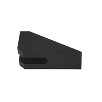 Support triangulaire en acier 45 # usiné CNC Équipement industriel Produit de services d'usinage