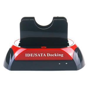 Base de Conexión USB 2.0 de Doble Bahía Todo en Uno, <span class=keywords><strong>Carcasa</strong></span> para <span class=keywords><strong>Disco</strong></span> <span class=keywords><strong>Duro</strong></span> <span class=keywords><strong>IDE</strong></span>/SATA de 2.5/<span class=keywords><strong>3.5</strong></span> Pulgadas, Compatible con Mac/PC - Product Image 2