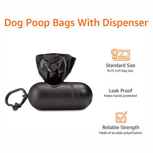 Pet Supplies Dog Manure Bag with Dispenser Pet Garbage Bag Pet Cleaning Supplies Capsule Pooper Scooper Storage <b>Box</b> - Product Image 3