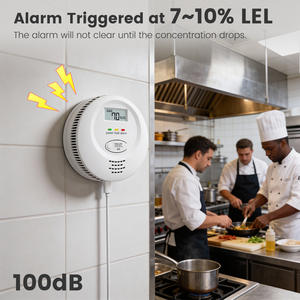 Detector de Gas Inteligente Tuya, 5V, Montaje en Techo, Sensor de Alarma WiFi para Seguridad en el Hogar y la Cocina - Product Image 2