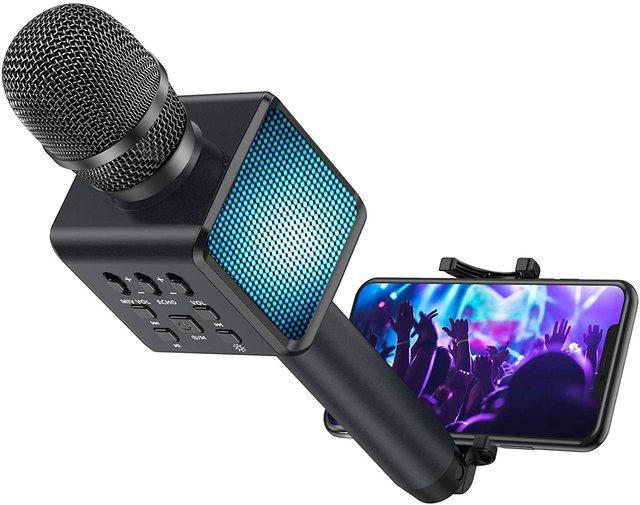Custom Logo Portable Handheld  Home Party  Music Singing  Wireless Mic  Karaoke Microphone
