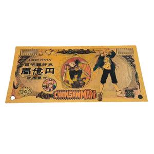 2026 Gran Venta JP <span class=keywords><strong>Chainsaw</strong></span> Hero 5 Diseños Billete Bañado en Oro de 24K para Colección - Product Image 4