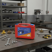 Kit de porte-outils et de supports à changement rapide pour mini-tour de précision, 12 pièces, en aluminium anodisé, de haute qualité, de PDM