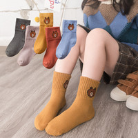 Ensemble de chaussettes pour bébé en gros NOUVEAU Ensemble de chaussettes pour bébé en coton peigné personnalisé Jouet animal Chaussette pour tout-petit Hiver Enfants Enfants Mignon dessin animé
