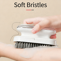 Brosse à linge anti-rayures avec distributeur de lessive intégré |   Brosse de nettoyage multifonctionnelle à main pour chaussures, vêtements et surfaces