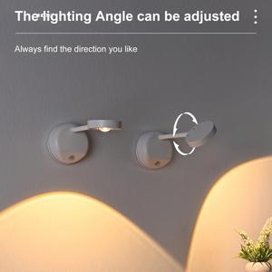 Dimmable Motion Sensor Night Wall Light Smart Home <b>Wireless</b> Charging Wall <b>Lamp</b> for Living Room Bedside Decoration Spotlights - Product Image 6