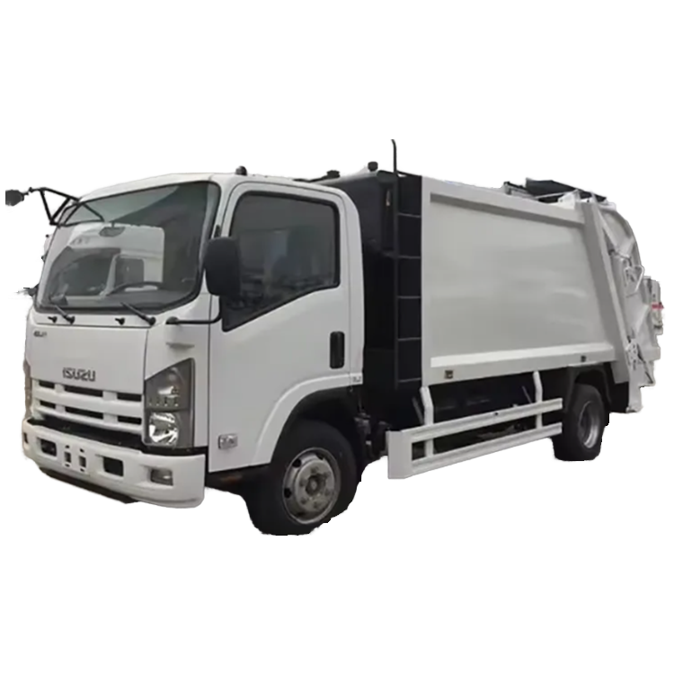 Мощный мусоровоз Isuzu 8 кубических метров с уплотнительным контейнером для глобальных решений для отходов