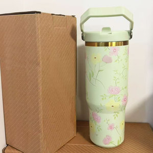 Wholesale Custom <b>Easter</b> Holiday Season 40oz Insulated Car Cup Stainless Steel Travel Flask Cute Floral Graphics Tumbler for Gift - Product Image 2