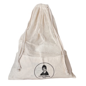 Sac de courses réutilisable en coton personnalisé, portable, en filet crocheté, pour fruits et légumes - Product Image 3