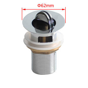 WaiiHO 019 - Desagüe de Lavabo Abatible de Latón Cromado Duradero con Rejilla de Desagüe para Baño - Product Image 6