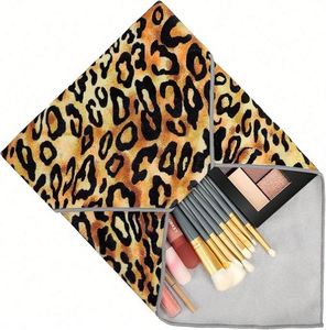 Magic Makeup Bag Self-Adhesive Cloth Portable Lazy Cosmetic <b>Pouch</b> Open Lay Brush Travelling Women Girl Gifts - Product Image 1
