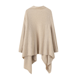 Le fabricant fournit des manches en tricot de <span class=keywords><strong>cachemire</strong></span> <span class=keywords><strong>poncho</strong></span> en laine mérinos pour dames - Product Image 2
