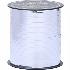 Cinta Plateada Brillante Party Love de 450M, Cinta Decorativa para Fiestas, Bolsa de 3 Piezas - Product Image 1