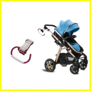 Factory Sale Carabiner Shopping Bag <b>Clips</b> PU Leather Rotatable <b>Hook</b> Straps Stroller <b>Hook</b> for Boys and Girls - Product Image 2