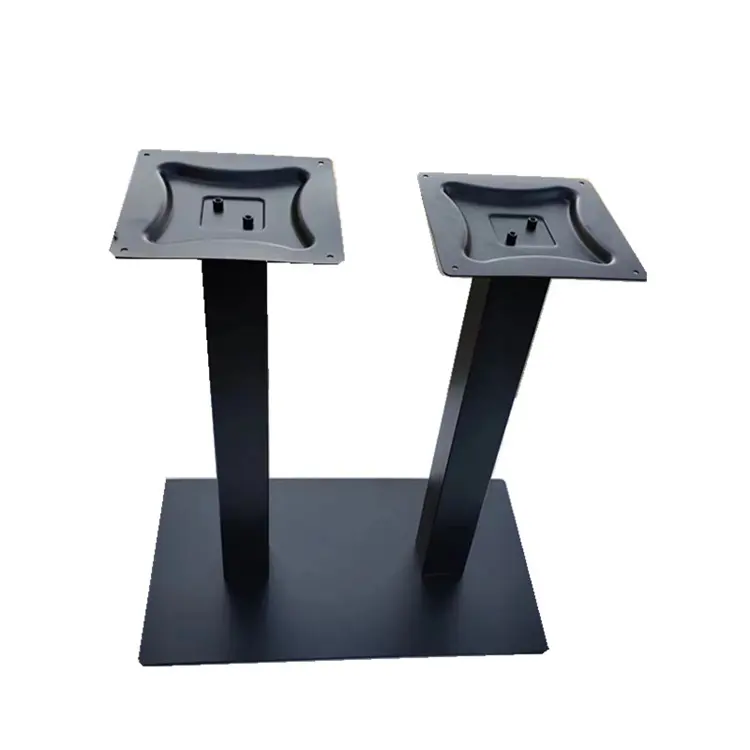 टेबल बेस तैयार स्टील राउंड कॉफी डाइनिंग औद्योगिक रेस्तरां फर्नीचर फ्रेम पैरों को टेबल के लिए लोहे की धातु तालिका आधार