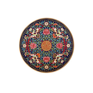 Cuadros Decorativos Esmaltados de Alta Gama con Estampado de <span class=keywords><strong>Paisaje</strong></span> Estilo Chino de Alas de Mariposa para Colgar en Sala de Estar o Pasillo - Product Image 2