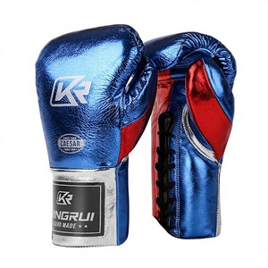 Gants de boxe personnalisés avec logo, rembourrage en <span class=keywords><strong>crin</strong></span> de cheval, gants d'entraînement et de sparring pour adultes - Product Image 1
