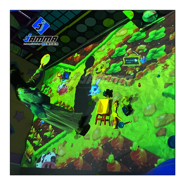 Kid's Educational Indoor Interactive Projector Games Interactive Sand Beach Floor Projection Pool Game for Children