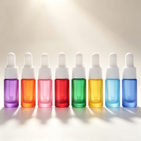 Flacon compte-gouttes en verre pour huile essentielle et sérum de soin 5ml-50ml, emballage cosmétique personnalisé avec logo, diffuseur à bâtonnets, estampage à chaud en alliage