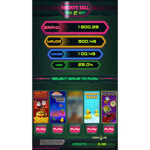 QIQU, jeu vidéo populaire américain, Skill 2 Luck of Luxury, 5 en 1, machines de jeu vidéo verticales, jeu de société PC Skill - Product Image 1