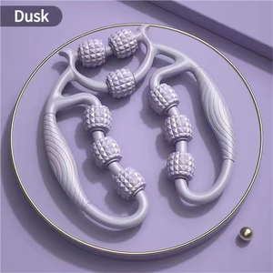 Sansd peralatan kebugaran Yoga, alat kebugaran Yoga kualitas tinggi, sembilan roda, pemijat kaki, rol otot, tongkat pijat leher, rol bola - Product Image 4