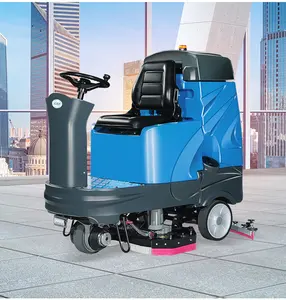 China KUER KR-XJ160S large industrial floor scrubbers for ride-on floor cleaning machine manufacturers