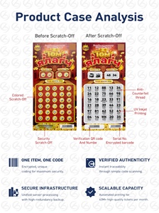 Tarjeta de Raspar Personalizada para Impresión Digital, Boleto de Lotería, Tarjeta Ganadora, Impresión de Logotipo en Papel Personalizado - Product Image 6