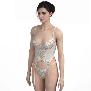 New Design Women Corset Top For Women Vintage Bra And Panties Sets Lace Shapewear