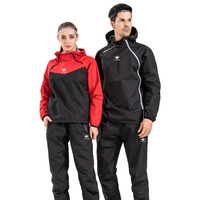 2025 Logo personnalisé deux fermeture éclair boxe vêtements de sport respirant Fitness survêtement pour entraînement à domicile perte de poids course Sauna enfants