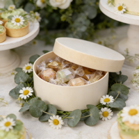 Boîtes à cheesecake jetables personnalisées en bois naturel, boîtes à gâteaux en bois, petites boîtes en bois pour mariage