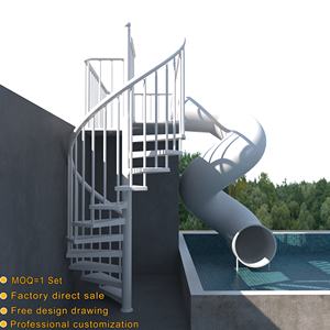 <span class=keywords><strong>Escalier</strong></span> en colimaçon et <span class=keywords><strong>toboggan</strong></span> de luxe pour <span class=keywords><strong>piscine</strong></span>, <span class=keywords><strong>escalier</strong></span> en colimaçon en acier inoxydable 304 avec <span class=keywords><strong>toboggan</strong></span>, <span class=keywords><strong>escalier</strong></span> en métal extérieur avec <span class=keywords><strong>toboggan</strong></span> - Product Image 1