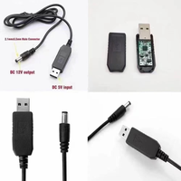 Cable de aumento o reducción PD USB 5V a 12V 5521 DC cable de alimentación para enrutador para módem de enrutador y decodificador