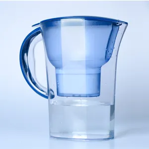 Carafe filtrante à eau manuelle 2,5 L, design écologique et portable pour un usage domestique, <span class=keywords><strong>filtre</strong></span> à eau minérale alcaline, léger - Product Image 1