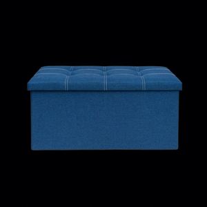 Modern Living Room Furniture <b>Storage</b> Box <b>With</b> Polyester Folding <b>Stools</b> - Product Image 4