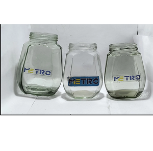 Frasco de Vidrio Octagonal Premium de 250 ml, Apto para Alimentos, con Tapa Hermética, para Almacenar Miel, Mermelada y Especias, para Uso en la Cocina del Hogar - Product Image 1