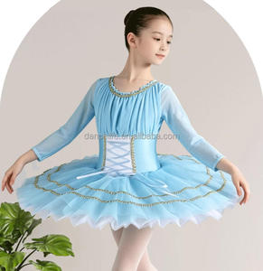 Costume de ballet professionnel, tutu classique de ballerine, tutu de scène pour enfant, fille, adulte, princesse, tenue de danse - Product Image 2