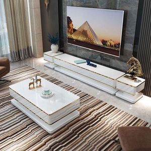 Meuble TV moderne en bois avec support pour téléviseur LED, portable, pour salon et hôtel, convient aux téléviseurs de 65 pouces et plus - Product Image 5