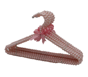Cintre de robe de mariée en perles de 40 cm de long, qualité supérieure, à un seul niveau, pour vente en gros - Product Image 6
