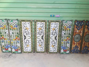 Fourniture d'usine : Magnifique vitrail Tiffany style européen motif papillon, 25x90, solide, double face, haute luminosité, pour décoration - Product Image 5