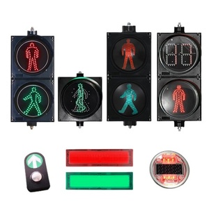ไฟจราจรสำหรับคนเดินเท้าแบบ LED พร้อมจอแสดงผลนับถอยหลัง วัสดุอะลูมิเนียม ใช้พลังงานจากไฟฟ้าสาธารณะ ติดตั้งเพื่อความปลอดภัยบนท้องถนน พร้อมตัวควบคุมอัจฉริยะ - Product Image 5