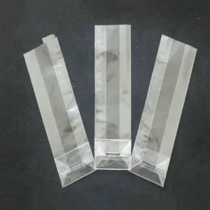 Side Gusset Transparent Candy OPP Packaging Bags with Square Bottom