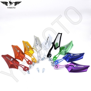 Rétroviseur latéral arrière YHMOTO, rétroviseur universel 8 mm 10 mm, pièces de moto pour KTM Yamaha E-Bike Scooter Accessoires - Product Image 4