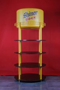 Estante de exhibición comercial moderno personalizado para vino de acrílico y estante de barra de exhibición de bebidas creativas de abeja - Product Image 2