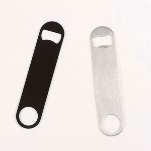 Abridor de botellas de cerveza de Acero inoxidable plano personalizable AGH para foto de sublimación personalizada - Product Image 6