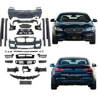 Nouveau kit de carrosserie de conversion style MT Sport avec clips de fixation directe pour pare-chocs avant/arrière, jupes latérales et calandre pour Série 6 F06 F12 F13
